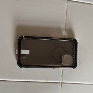 iPhone 12 mini clear black case